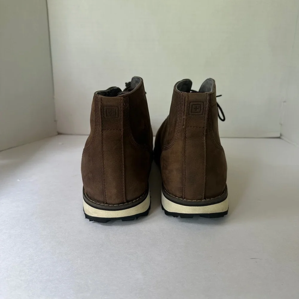 5.11 Tactical Mission Ready Chukka 131 Flat Dark Earth Leather Boots Men's 13